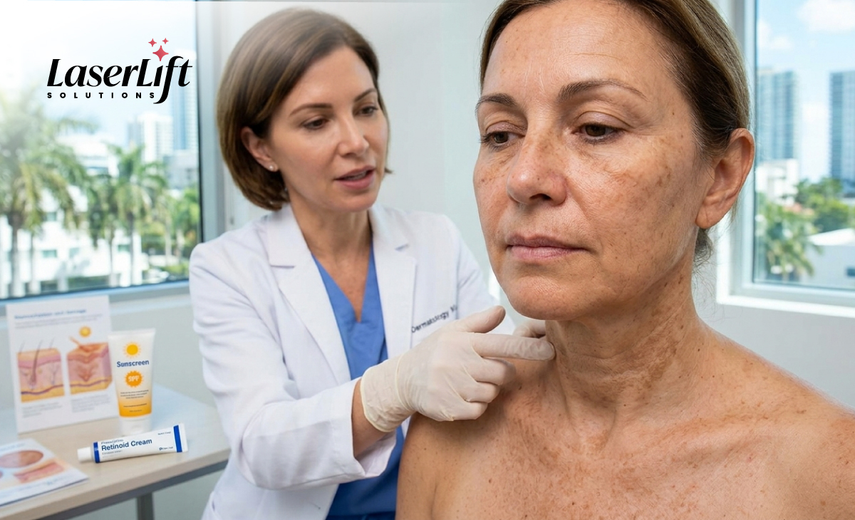 Miami Sun Damage to Face & Neck — Causes and Treatment Options